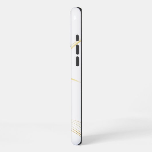 Weißer Marmor iPhone Hülle (Linke Seite)