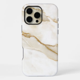 Weißer Marmor iPhone 16 Pro Max Hülle