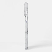 Weißer Marmor iPhone Hülle (Linke Seite)