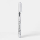 Weißer Marmor iPhone Hülle (Rechte Seite)