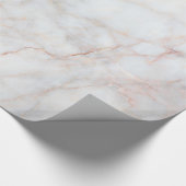 Weißer Marmor IV Geschenkpapier (Ecke)