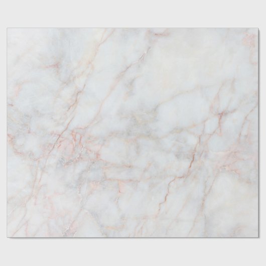 Weißer Marmor IV Geschenkpapier (Flach)