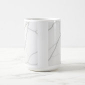 Weißer Marmor Kaffeetasse (Mittel)