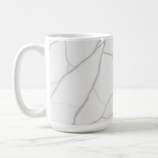 Weißer Marmor Kaffeetasse (Links)