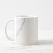 Weißer Marmor Kaffeetasse (Links)