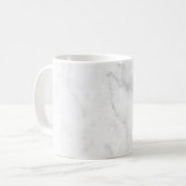 Weißer Marmor Kaffeetasse (Vorderseite Links)