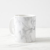 Weißer Marmor Kaffeetasse (Vorderseite Links)