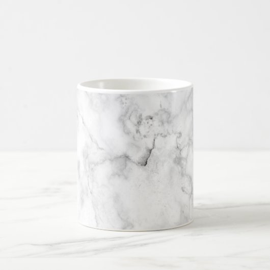 Weißer Marmor Kaffeetasse (Mittel)