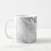 Weißer Marmor Kaffeetasse (Links)
