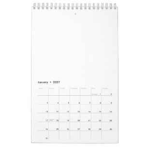 Weißer Marmor Kalender