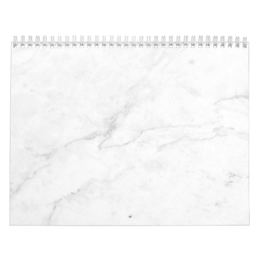 Weißer Marmor Kalender (Titelbild)