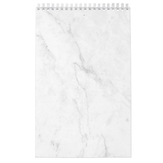 Weißer Marmor Kalender (Titelbild)