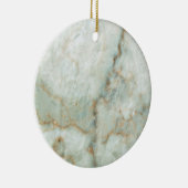 Weißer Marmor Keramik Ornament (Rechts)