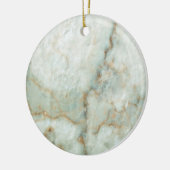 Weißer Marmor Keramik Ornament (Links)