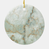 Weißer Marmor Keramik Ornament (Hinten)