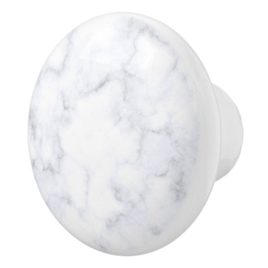 Weißer Marmor Keramikknauf (Rechts)