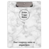 Weißer Marmor Klemmbrett (Vorderseite)