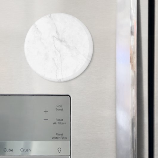 Weißer Marmor Magnet (In Situ (Kühlschrank))