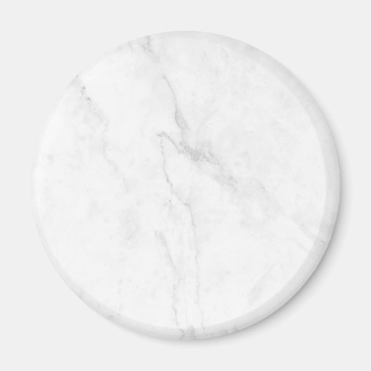 Weißer Marmor Magnet (Vorne)