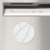 Weißer Marmor Magnet (In Situ (Geschirrspüler))