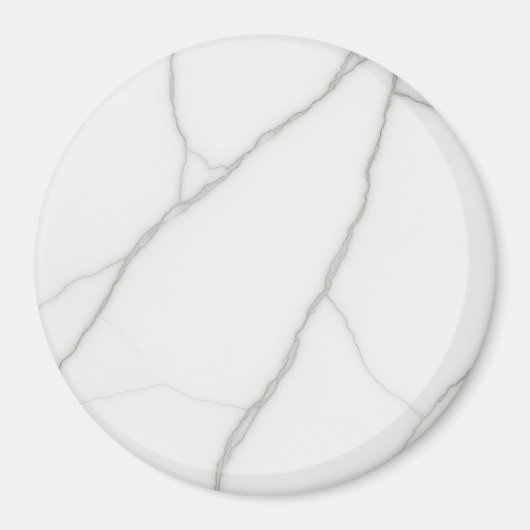Weißer Marmor Magnet (Vorne)