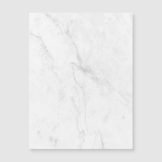  Weißer Marmor Magnetkarte (Vorderseite)