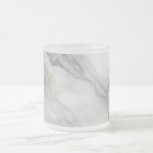 Weißer Marmor Mattglastasse (Mittel)