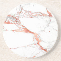 Weißer Marmor mit dramatischen Rose Gold Veining