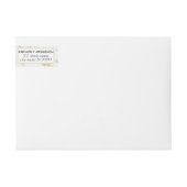 Weißer Marmor mit goldenem Glitzer-Muster (Vorderseite)