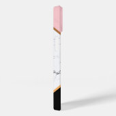 Weißer Marmor mit goldenen Linien Case-Mate iPhone Hülle (Rückseite / Rechts)