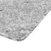 Weißer Marmor Moderner Naturstein Schneidebrett (Ecke)