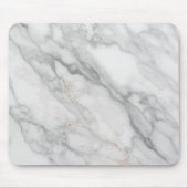 Weißer Marmor Mousepad (Vorne)