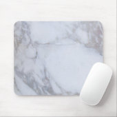 Weißer Marmor Mousepad (Mit Mouse)