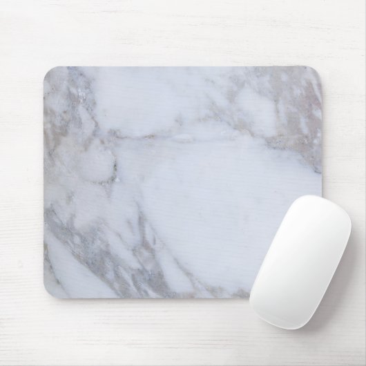 Weißer Marmor Mousepad (Mit Mouse)