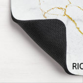 Weißer Marmor Mousepad (Ecke)