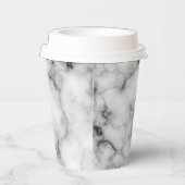 Weißer Marmor Pappbecher (Rechts)