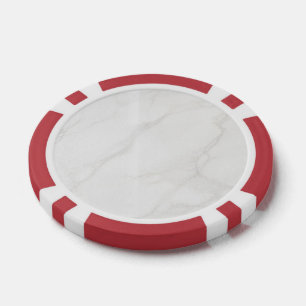 Weißer Marmor Pokerchips