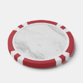 Weißer Marmor Pokerchips (Einzeln)