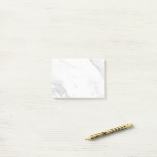 Weißer Marmor Post-it Klebezettel