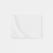 Weißer Marmor Post-it Klebezettel (Vorderseite)