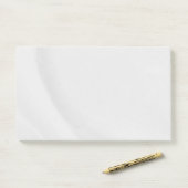 Weißer Marmor Post-it Klebezettel (Auf Schreibtisch)