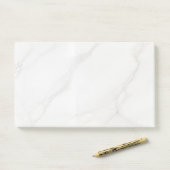 Weißer Marmor Post-it Klebezettel (Auf Schreibtisch)