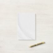 Weißer Marmor Post-it Klebezettel (Auf Schreibtisch)