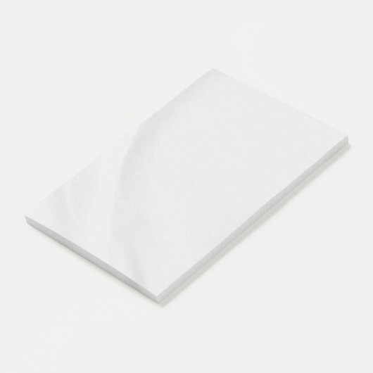 Weißer Marmor Post-it Klebezettel (angewinkelt)