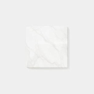 Weißer Marmor Post-it Klebezettel