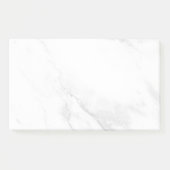 Weißer Marmor Post-it Klebezettel (Vorderseite)