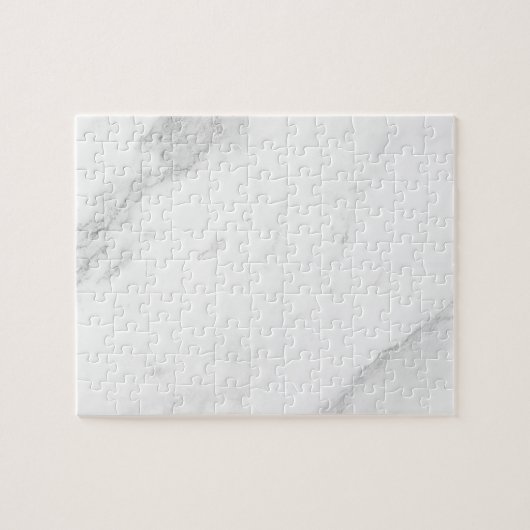 Weißer Marmor Puzzle (Horizontal)