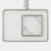 Weißer Marmor Rahmen-Ornament Silber (Vorderseite)