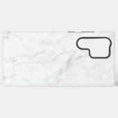 Weißer Marmor Samsung Galaxy Hülle (Rückseite (Horizontal))
