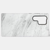 Weißer Marmor Samsung Galaxy Hülle (Rückseite (Horizontal))